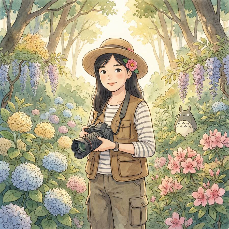 免费看片植物摄影师林雨薇